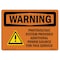 Signmission OSHA Warning Sign, 7" Height, 10" Width, Rigid Plastic, Photovoltaic System Provides, Landscape OS-WS-P-710-L-12306 - alternate 1